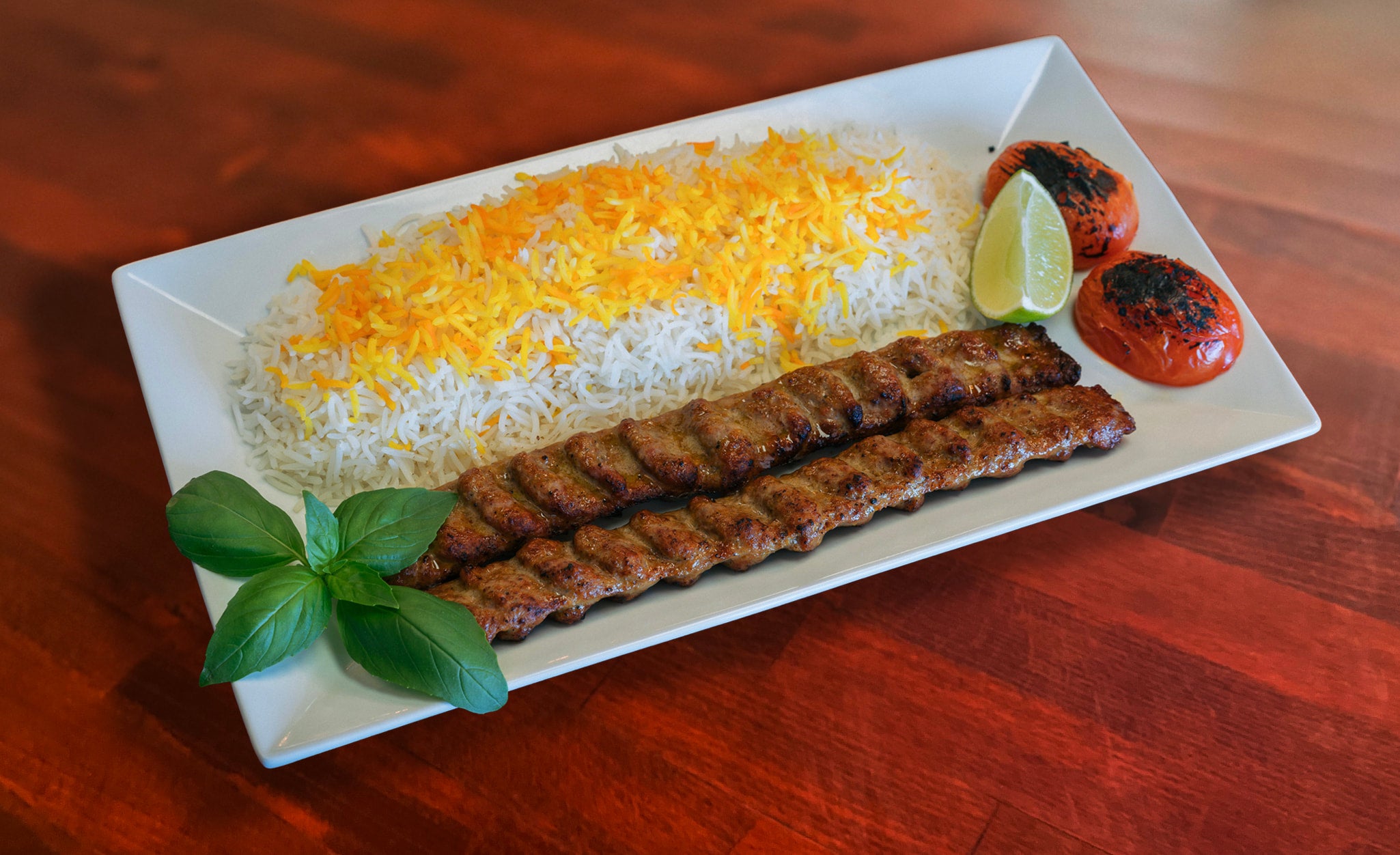 Ground beef kabob (koobideh) | SHONDIZ Restaurant & Catering